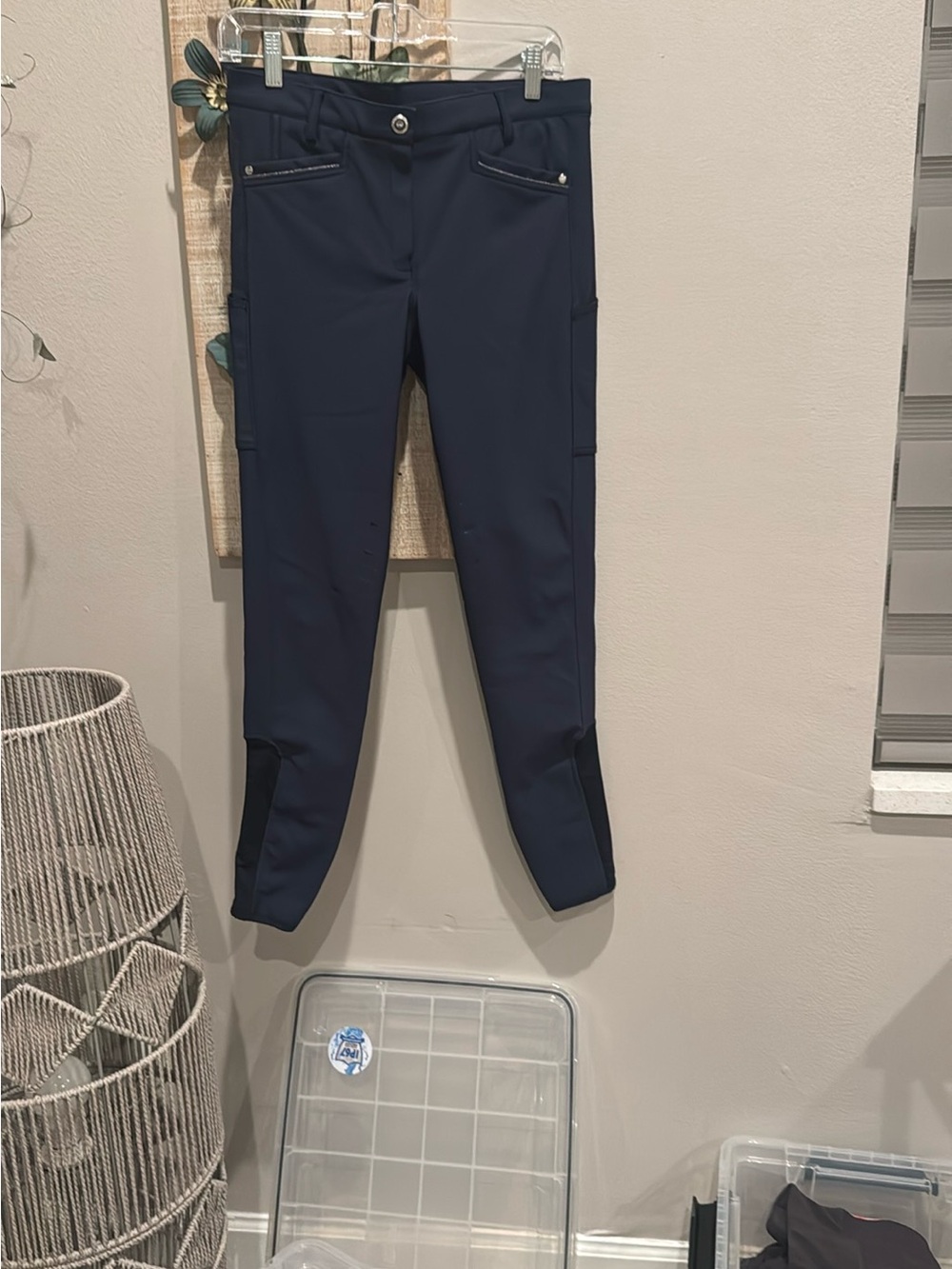 Schockemohle Sports Navy Performance Riding Breeches size 42
